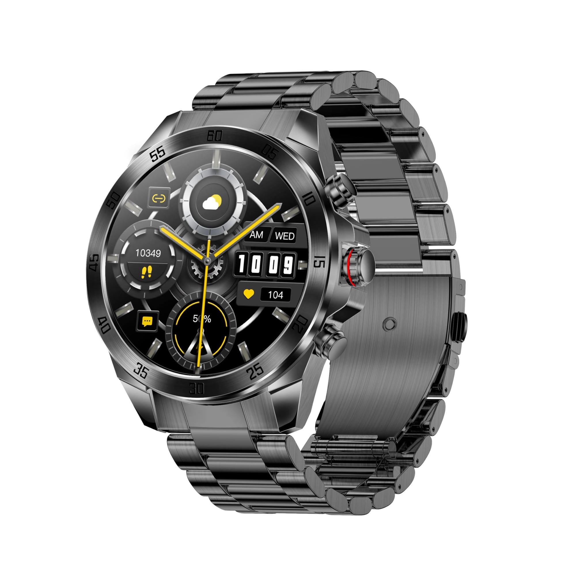 Reloj Inteligente Alphagear Commander Para Iphone Y Android, 1,43 Pulgadas