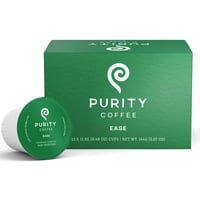 Cápsulas De Café Purity Coffee Ease, Bajas En Ácido, Color Tostado Oscuro, Caja De 12 Unidades