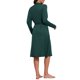 thumbnail image 3 of INSPIRE CHIC Bata de Mujer Manga Larga Pijama Cubre Traje de Baño Batas Largas Lazo a Juego Después de la Ducha Playa Casual Ropa de Descanso Suave Bata de Dormir M Verde, 3 of 6
