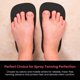 thumbnail image 4 of Almohadillas para pies bronceadas en aerosol CHNELSS Professional, 30 pares, negras, 4 of 9