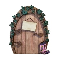 Ioensy - Figuras De Escultura De Estatua De Puerta De Hadas En Miniatura Para Jardín De Pascua Estilo C