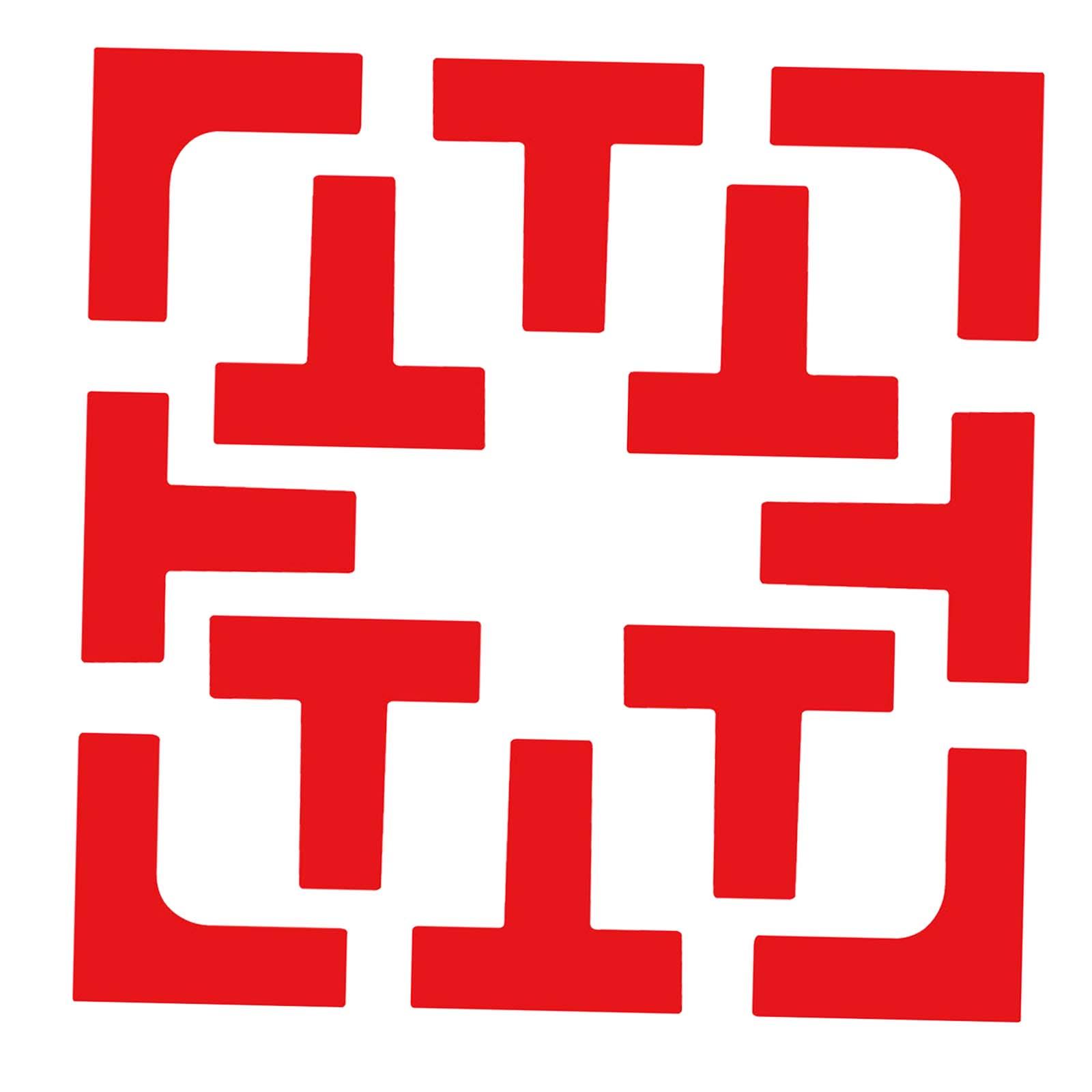 Ioensy - Pickleball Court Marker Mini Cancha De Tenis Al Aire Libre Para Tenis Entrenamiento Deportivo Rojo