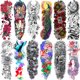 thumbnail image 1 of Tatuaje temporal Aresvns Flowers para mujeres y niños, 1 of 8