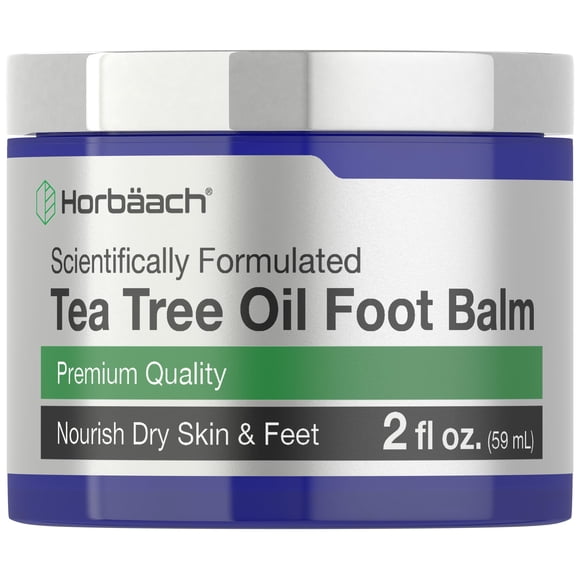 Bálsamo para pies Horbäach, aceite de árbol de té, 59 ml, hidratante