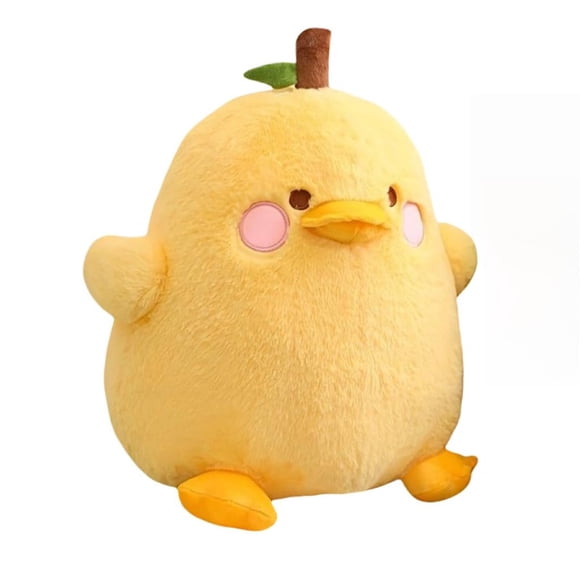 Peluche NCAIUNAE Pato de Pera Amarillo 30 cm - Regalo