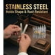 thumbnail image 5 of Collar metálico Stays Quality Stays 52 de acero inoxidable con funda, 5 of 5