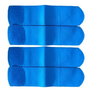 Ioensy - 4 Correas De Tobillo Para Fútbol, Portátiles, Para Voleibol, Baloncesto Y Ciclismo, Color Azul