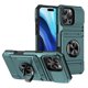 thumbnail image 2 of Para Apple iPhone 16 Pro Funda de Teléfono con Soporte de Anillo para Dedo y Pata de Apoyo, Ranuras para Tarjetas, Resistente a Golpes de Alta Resistencia, Protectora Resistente Que Funciona con, 2 of 7