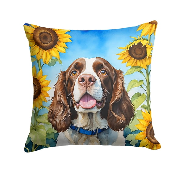 Cojín Sunflowers English Springer