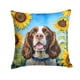thumbnail image 1 of Cojín Sunflowers English Springer, 1 of 6