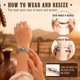 thumbnail image 5 of Pulsera Montana West Wrangler Turquesa con Motivo Floral Tallado, 5 of 8
