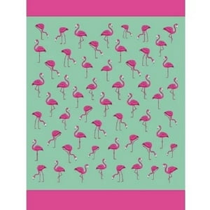 Topdeco - Toalla De Playa 100% Algodon 147 X 187 Cm, 400 Gsm Flamenco