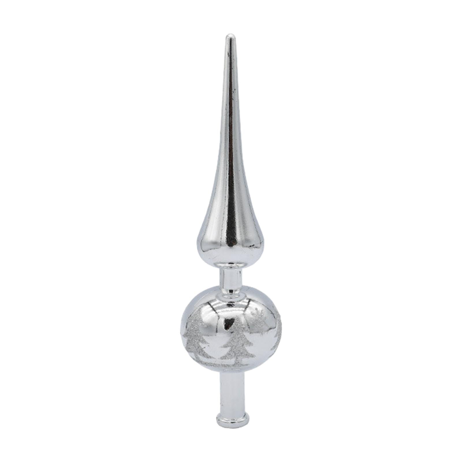 Bothyi - Decoración Festiva De La Copa Del Árbol Estrella Superior Del Árbol De Navidad Elegante Para Regalo De Café De Año Nuevo Plata