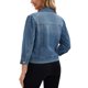thumbnail image 3 of INSPIRE CHIC Chaqueta de Mujer Abrigo Jean Cuello Plano Botones Abajo Manga 3/4 Lavado Chaqueta de Mezclilla Recortada 2XL Azul Oscuro, 3 of 6