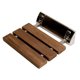 thumbnail image 1 of Asiento de ducha de la marca ALFI ABS14-BN de madera natural, 13,6 de largo x 13 de ancho x 4,25 de, 1 of 8