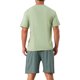 thumbnail image 3 of INSPIRE CHIC Conjunto de Pijama para Hombre con Camiseta de Manga Corta y Pantalones Cortos a Cuadros M Verde, 3 of 5