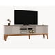 thumbnail image 1 of Rack Tv 100 Florencia 2 Mts Blanco Marfil - Café Mate, 1 of 6