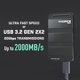 thumbnail image 2 of SSD externo portátil TEAMGROUP T-Force M200 de 4 TB USB 3.2, 2 of 8