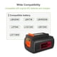 thumbnail image 3 of Batería Skyvast 40V 2.0Ah de Repuesto para Black+Decker, 3 of 5