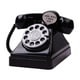 thumbnail image 1 of Teléfono Retro Hucha Teléfono Caja de Ahorro de Dinero Escultura Decoración de Mesa Dial Teléfono Tarro de Ahorro de Dinero para Dormitorio Estante de Negro, 1 of 5