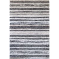 Bazhars - Alfombra 140X200 Cm Am Bol 101 Grey Black