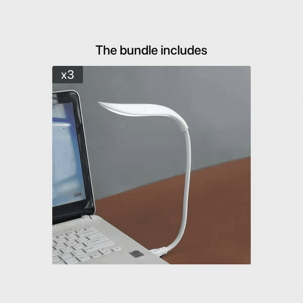 Portable Folding Led Reading Light, Super Bright Usb Desk Lamp For Computer, Laptop, Night Lighting