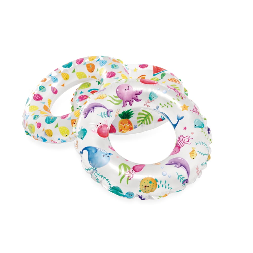 Flotador Inflable Infantil Intex Lively Print 61 Cm Surtidos