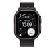 thumbnail image 3 of Correa de reloj Apple Milanese Loop negra de 49 mm para muñeca pequeña, 3 of 3