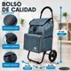 thumbnail image 4 of Carrito de Compras Plegable Carry All Sidney 55 Litros Bolso Cooler Carro Feria Gris, 4 of 10