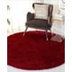 thumbnail image 2 of Alfombra Redonda Extra Soft Textura Shaggy Premium 150x153, 2 of 4