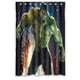 thumbnail image 1 of Cortina de ducha de superhéroe Hulk, juego de cortina de baño con ganchos, tamaño 48 x 72 pulgadas, 1 of 3