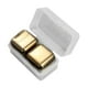 thumbnail image 3 of Cubitos De Hielo Reutilizables Con Caja De Almacenamiento Fácil De Usar Piedra De Whisky De Enfriamiento Rápido 2 Piezas De Oro, 3 of 3