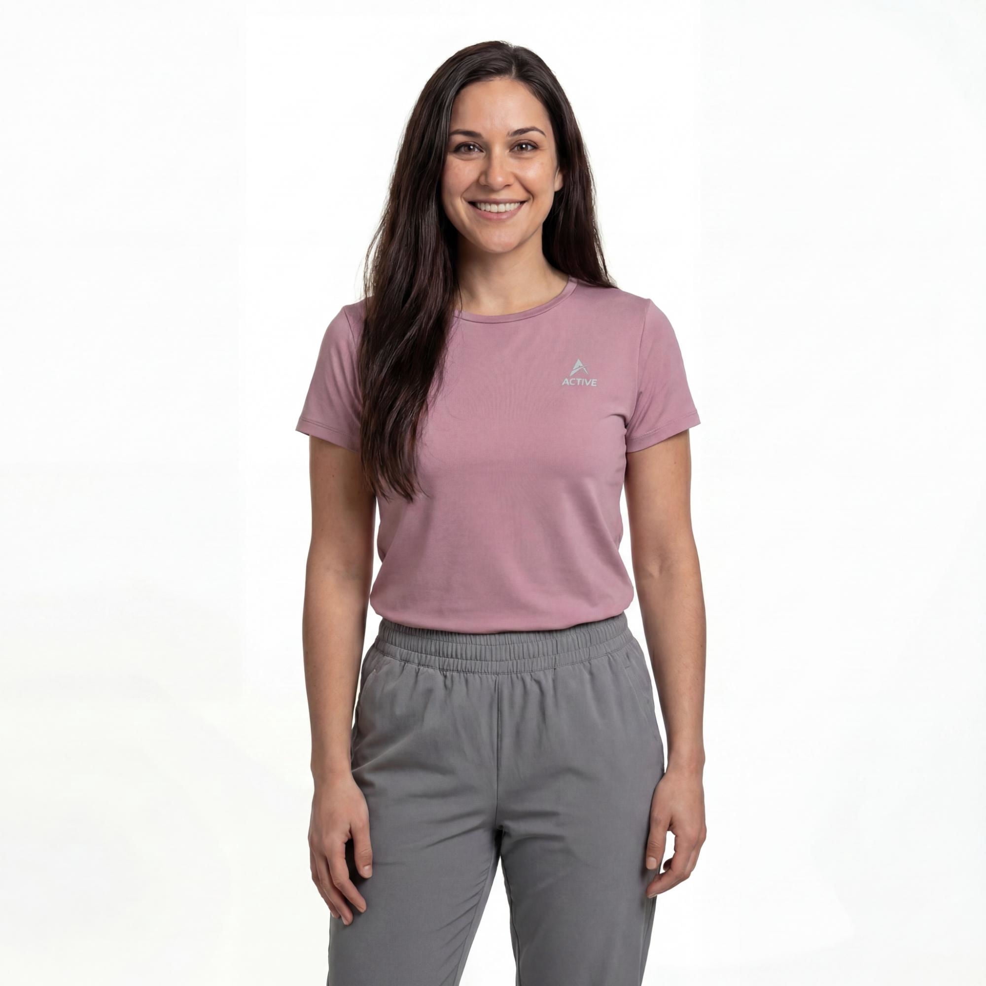 Polera Deportiva Mujer Rosado S