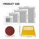 thumbnail image 2 of Kit de parches para paneles de yeso Aididan Aluminium Repair, 12 piezas para agujeros, 2 of 7