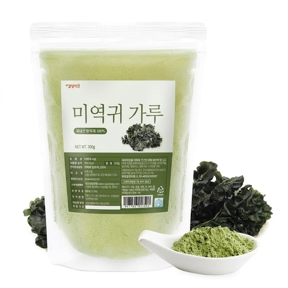 Polvo de esporas de alga marina K-Herb 100% puro de Wando, Corea 300 g