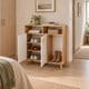 thumbnail image 1 of Zapatero Organizador 90x30x92 cm Madera Crema 2 Puertas Nichos Repisas MDF 12 mm, 1 of 6