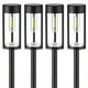 thumbnail image 1 of 2pcs/4pcs/6pcs/8pcs Solar Pathway Lights Bright, Outdoor Garden Landscape Lighting Solar Powered Auto On/Off, Long Lasting Solar Yard Lights For Lawn Patio Walkway Driveway Decor, 1 of 3