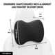 thumbnail image 4 of Almohada para cuello de coche Samsonite, reposacabezas de espuma viscoelástica suave, negra, 4 of 9