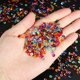 thumbnail image 4 of Uxcell Confeti de Cristales Acrílicos para Relleno de Jarrones y Decoración de Centros de Mesa de Boda Color Rojo Rosa, 4 of 7