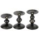 thumbnail image 5 of 3 Piezas Pilar Decorativo Candelabro Hogar Decoración Del Banquete De Boda Oro Negro, 5 of 5