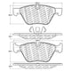 thumbnail image 2 of Pastillas Freno para auto BMW 525i 2003-2010 Delantero, 2 of 4