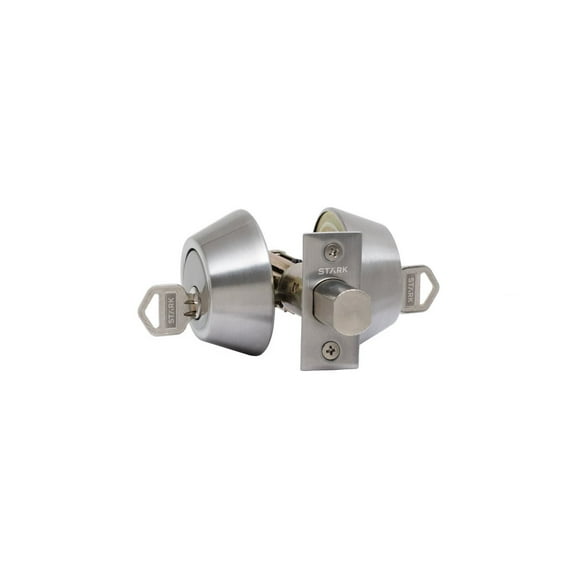 Cerrojo de seguridad, cilindro exterior e interior. (Acero inoxidable). SKU: SDCE0-AI