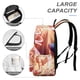 thumbnail image 4 of Scott Pilgrim-theme Backpack, Campus style schoolbag Bookbag with Adjustable Shoulder Straps And Large Zip Compartment, Unisex Travel Bags.42x30x15cm, 4 of 6