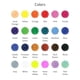 thumbnail image 2 of Crayones Giratorios Amos De 24 Colores No Tóxicos, 2 of 5