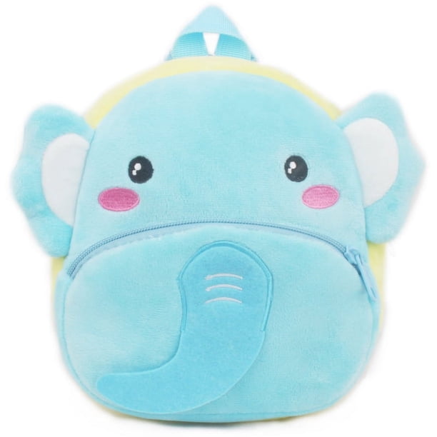 Fashion Children School Bags 3D Cartoon Print Plush Kids Backpack Kindergarten Boys and Girls School Bags Mini Backpack Book Bag