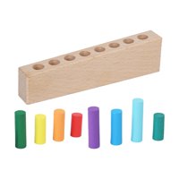 Bothyi - Juguetes Sensoriales De Palos De Madera Montessori Para Regalo De Cumpleaños, Niños Y Niñas