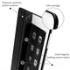thumbnail image 4 of Funda para iPad 9.7 (2018, 6.ª generación)/iPad 2017 (5.ª generación), ligera y elegante, con parte trasera de TPU suave, función de reposo/activación automática., 4 of 8