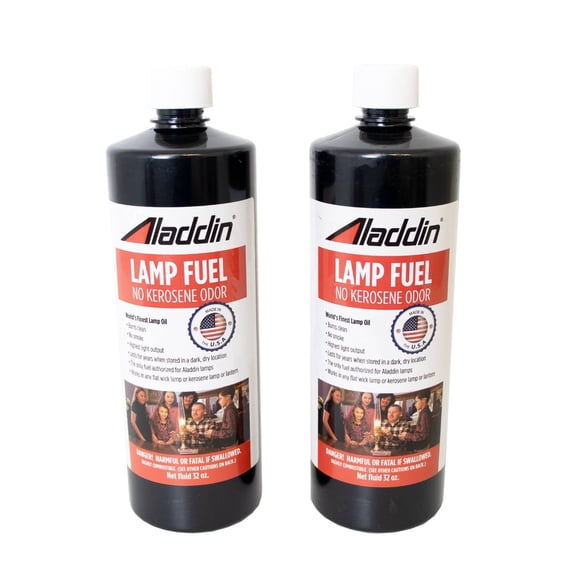 Aceite para lámpara Aladdin, combustible transparente, alternativa al queroseno, 1.9 L