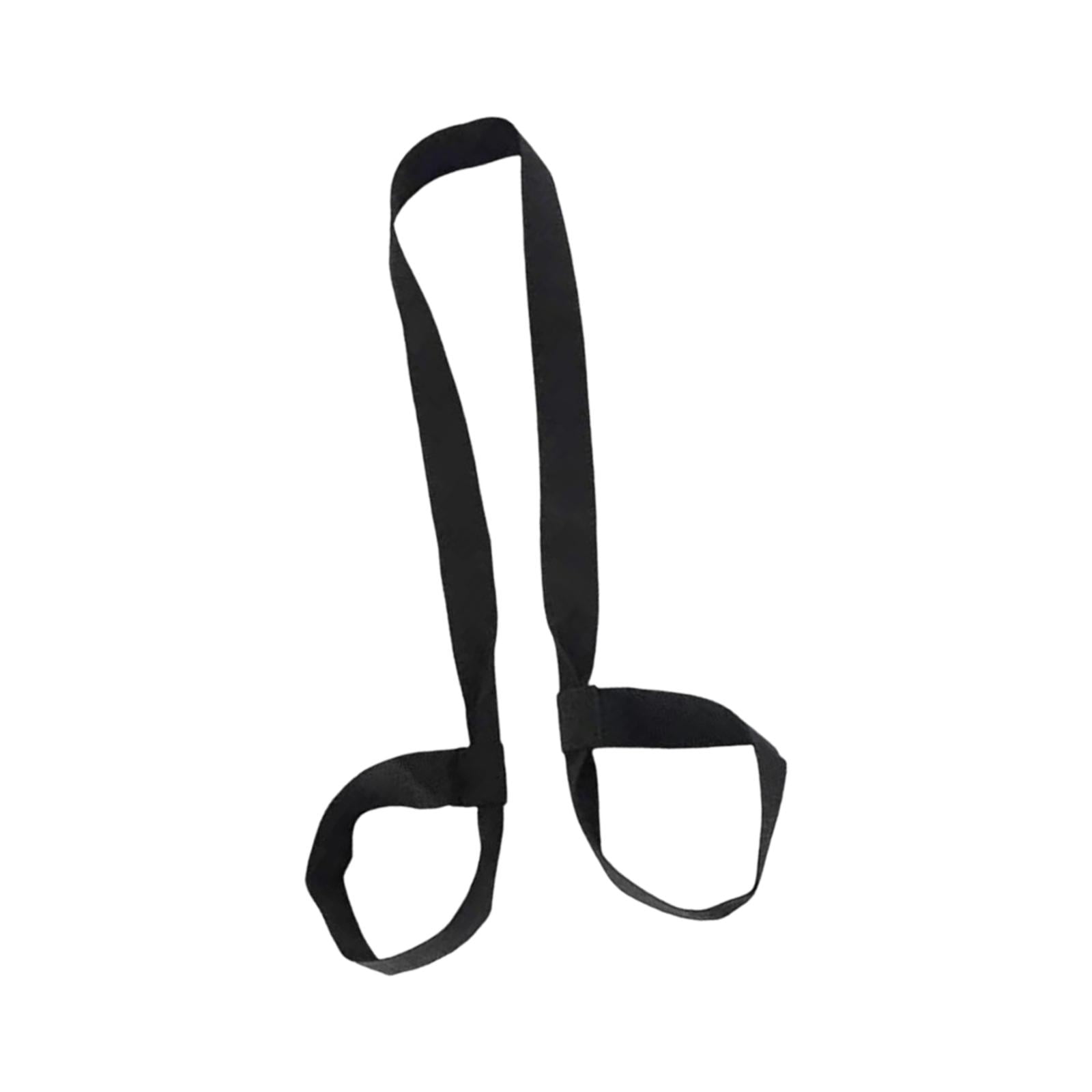 Magideal - Correa Para Esterilla De Yoga, Transportador De Esterilla De Yoga Para Adultos, Multiusos, Portátil, Elástico, Cinturón Para Esterilla De Yoga, Correa Negro