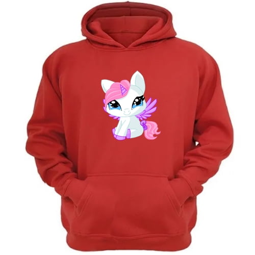Polerón Canguro Mi Pequeño Pony Rojo Talla S Unisex